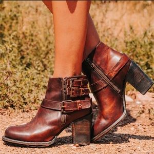 Freebird Bolo boots in Cognac